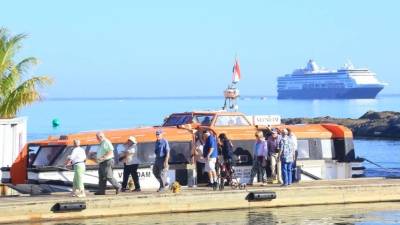 Los cruceristas hicieron recorridos por Trujillo y Santa Fe. Foto: Franklyn Muñoz.