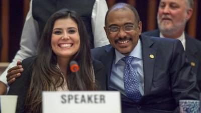 La joven Keren Dunaway es una defensora mundial de los derechos de los niños y adolescentes que viven con VIH.