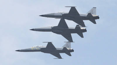 El país cuenta con una flota de 12 aviones Northrop F-5 disponibles para la defensa del espacio aéreo.