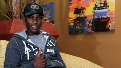 Rubilio Castillo está feliz en la Selección de Honduras. Foto Josué Banegas