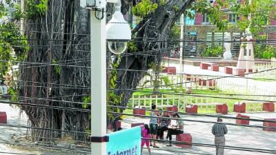 Esta es una de las cámara sin sistema operativo, solo sirve para disuadir.