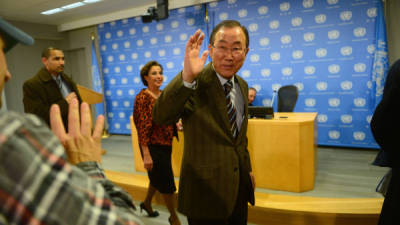 El secretario general de la ONU, Ban Ki-moon, estará presente en el encuentro en Suiza.
