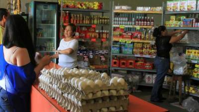 Las tiendas de Banasupro en San Pedro Sula no tienen frijoles para vender actualmente.