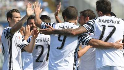 La Juventus derrotó de visita 0-2 al Pescara en la Serie A de Italia. Foto AFP