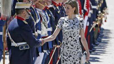 La reina Letizia será recibida en Palmerola con alfombra roja, valla de cadetes y escolta de banderas.