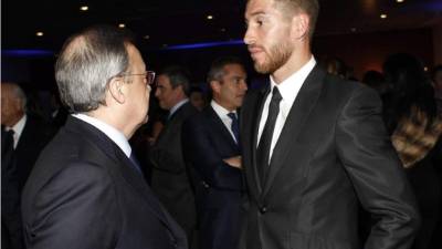 Florentino Pérez y Sergio Ramos tuvieron un encontronazo en el vestuario del Real Madrid.