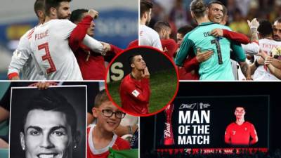 Las mejores imágenes, las más curiosas y las que no viste por la TV del partido Portugal-España del Mundial de Rusia 2018 te las presentamos acá.