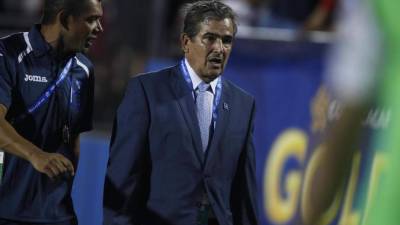 Jorge Luis Pinto tras la derrota de la Bicolor ante los norteamericanos.