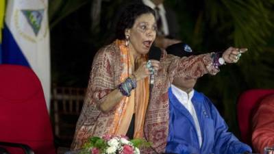 La vicepresidenta y primera dama de Nicaragua Rosario Murillo. EFE/Archivo