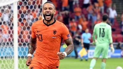 Memphis Depay puso a ganar a Holanda contra Austria. Foto EFE