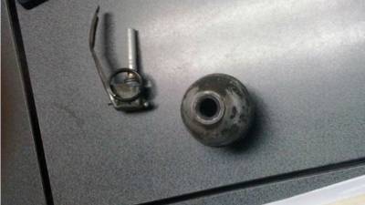 El artefacto fue decomisado a Dany Ariel Zepeda Bautista