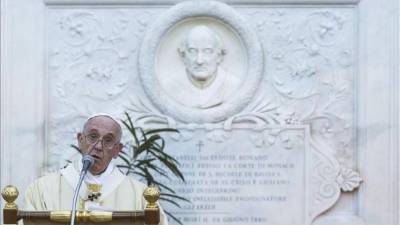 El papa Francisco el domingo pasado en el Vaticano. EFE