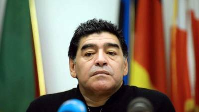 Diego Armando Maradona. Foto archivo.