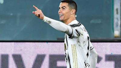 Cristiano Ronaldo marcó dos goles para el triunfo de la Juventus ante Génova. Foto EFE