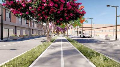 La Zede Ciudad Morazán está en construcción en Bejucales, Choloma. Así se verá al finalizar.