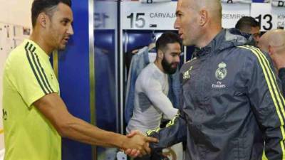 Keylor Navas siempre contó con el respaldo de Zidane.
