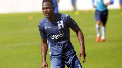 Maynor Figueroa durante el entrenamiento de la Selección de Honduras.