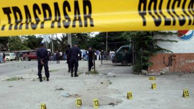 El Observatorio de la Violencia de la Unah sostiene que las muertes violentas han disminuido. Foto referencial.