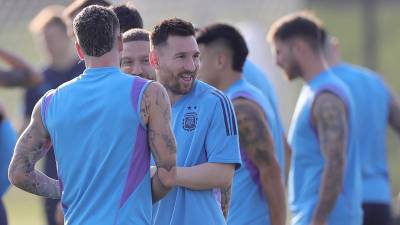 Lionel Messi se reporta lista para su estreno en la Copa del Mundo de Qatar 2022.