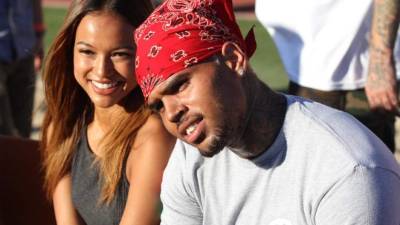 Karrueche Tran y Chris Brown durante su romance.