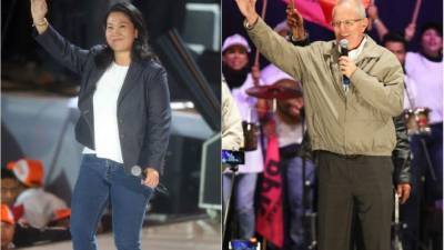 Keiko Fujimori y Pedro Pablo Kuczynski se van a la segunda vuelta electoral este domingo.