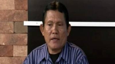 El presidente de la Asociación de Defensores de la Canasta Básica de Honduras (Adecabah), Adalid Irías. FOTO cortesía del programa Frente a Frente.