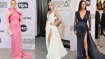 Las bellezas que deslumbraron a su paso por la alfombra plateada de la 25 edición de los Screen Actors Guild Awards.