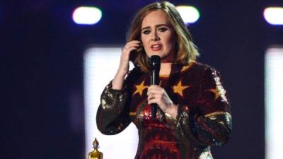 La estrella británica Adele