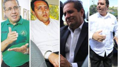 Mario Zelaya, José Ramón Berterry, Carlos Montes Rodríguez y Javier Pastor.