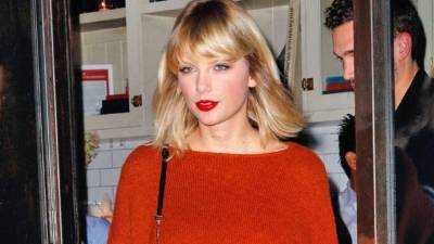 La cantante Taylor Swift.