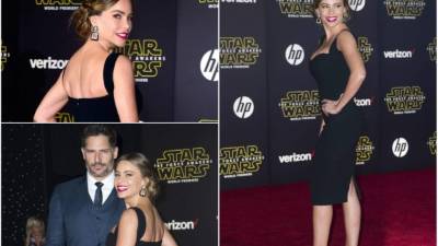 La pareja de enamorados llegó a la alfombra roja de Star Wars.