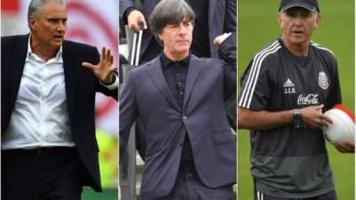 El Mundial de Rusia 2018 es el escenario perfecto para admirar el trabajo de los 32 entrenadores que -gracias a su talento y experiencia- saborean la copa del mundo. Tite, Joachim Low y Juan Carlos Osorio son algunos de los grandes referentes de la fiesta del fútbol mundial.