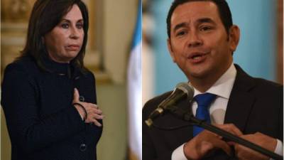 Sandra Torres y Jimmy Morales son los candidatos guatemaltecos que aspiran la presidencia.