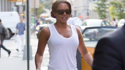 HOLLYWOOD, LOS ANGELES, CA, USA - AUGUST 15: Singer/judge Mel B (Melanie Brown) arrives at NBC's 'America's Got Talent' Season 12 Live Show held at Dolby Theatre on August 15, 2017 in Hollywood, Los Angeles, California, United States. (Photo by Celebrity Monitor/Splash News)<P>Pictured: Mel B, Melanie Brown<B>Ref: SPL1557047 150817 </B><BR/>Picture by: Celebrity Monitor / Splash News<BR/></P><P><B>Splash News and Pictures</B><BR/>Los Angeles: 310-821-2666<BR/>New York: 212-619-2666<BR/>London: 870-934-2666<BR/>photodesk@splashnews.com<BR/></P>