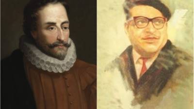 1. Miguel de Cervantes Saavedra, novelista y dramaturgo.2. Ramón Amaya Amador, escritor y periodista.