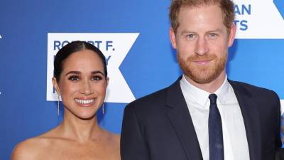 Meghan Markle y el príncipe Harry en un evento reciente.