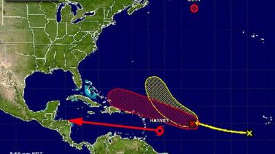 Se espera que la tormenta ingrese el lunes al territorio nacional.
