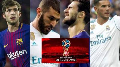 Estos jugadores de dos de los mejores equipos del mundo, el Barcelona y Real Madrid, quedaron en las puertas y nos privaremos de verlos en el Mundial de Rusia.
