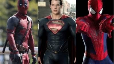 DEADPOOL. 135 millones recibió el mercenario bocón. Normalmente usa un traje rojo y negro y una máscara para ocultar sus horribles cicatrices.SUPERMAN. 116 millones de dólares recaudó el hombre de acero de DC Comics. Dirigida por Zack Snyder y protagonizada por Henry Cavill.SPIDERMAN. 114 millones de dólares obtuvo “El hombre araña”, una de las secuelas de acción del superhéroe de la telaraña.