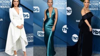 Estas celebridades deslumbraron con sus atuendos acertados y llenos de glamour en la alfombra de los SAG Awards 2020.