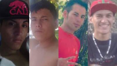 Las víctimas fueron identificadas como Richard y Erick Mercado (hermanos), y sus amigos Melvin Enriquez y uno solo concido como Nahin.