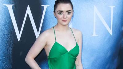 La actiz Maisie Williams.