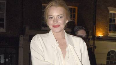 La actriz estadounidense Lindsay Lohan.