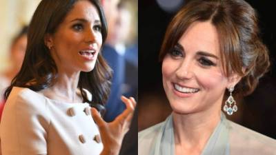 El estilo usado por la duquesa de Sussex en su más reciente evento hizo que la compararan con su cuñada, la duquesa de Cambridge​​.