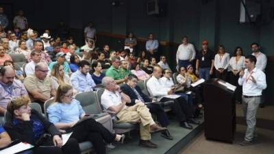 El evento se realizó en un auditorio de la Usap.