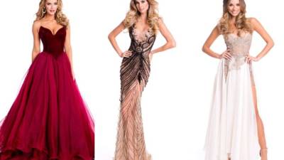 Olivia Jordan (Miss Estados Unidos), Marthina Brand (Miss Brasil) y MonikaRadulovic (Miss Australia).