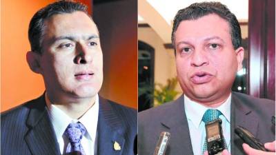 Jacobo Cálix es magistrado de la Corte Suprema. Teodoro Bonilla es el vicepresidente del Consejo de la Judicatura.