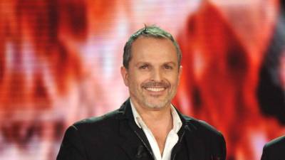 El cantante Miguel Bosé.