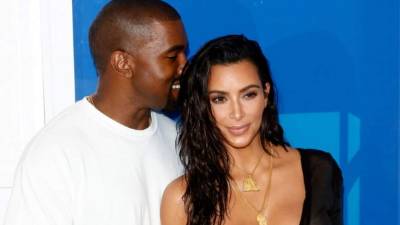 Kim Kardashian y Kanye West.