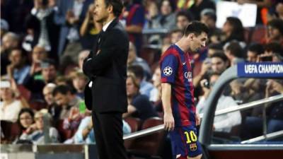 Luis Enrique confirmó el incidente que tuvo con Messi en 2015.